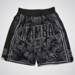 Kobe Bryant Mamba Legacy Black Bandana Basketball Shorts