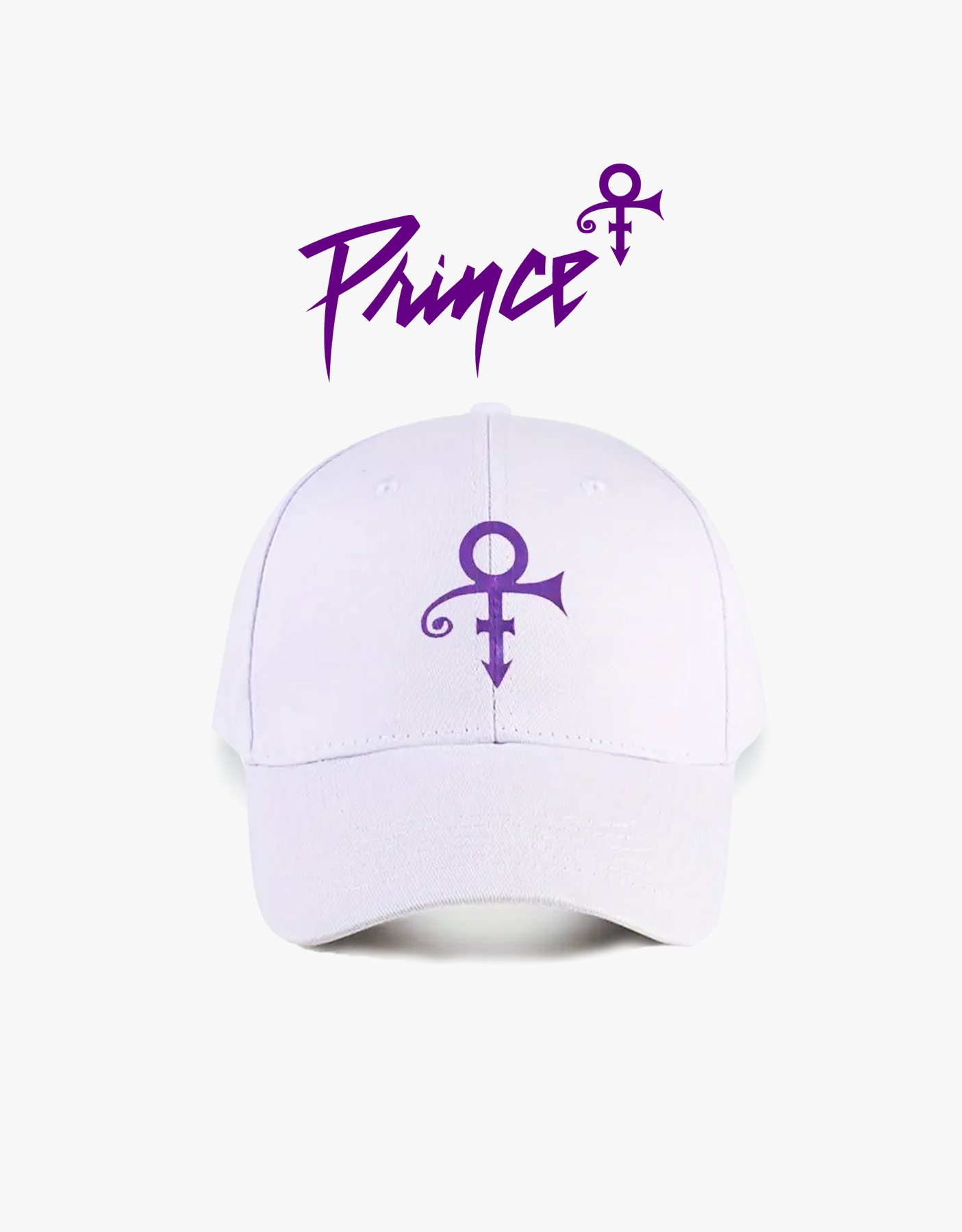Purple Prince Symbol Dad Hat