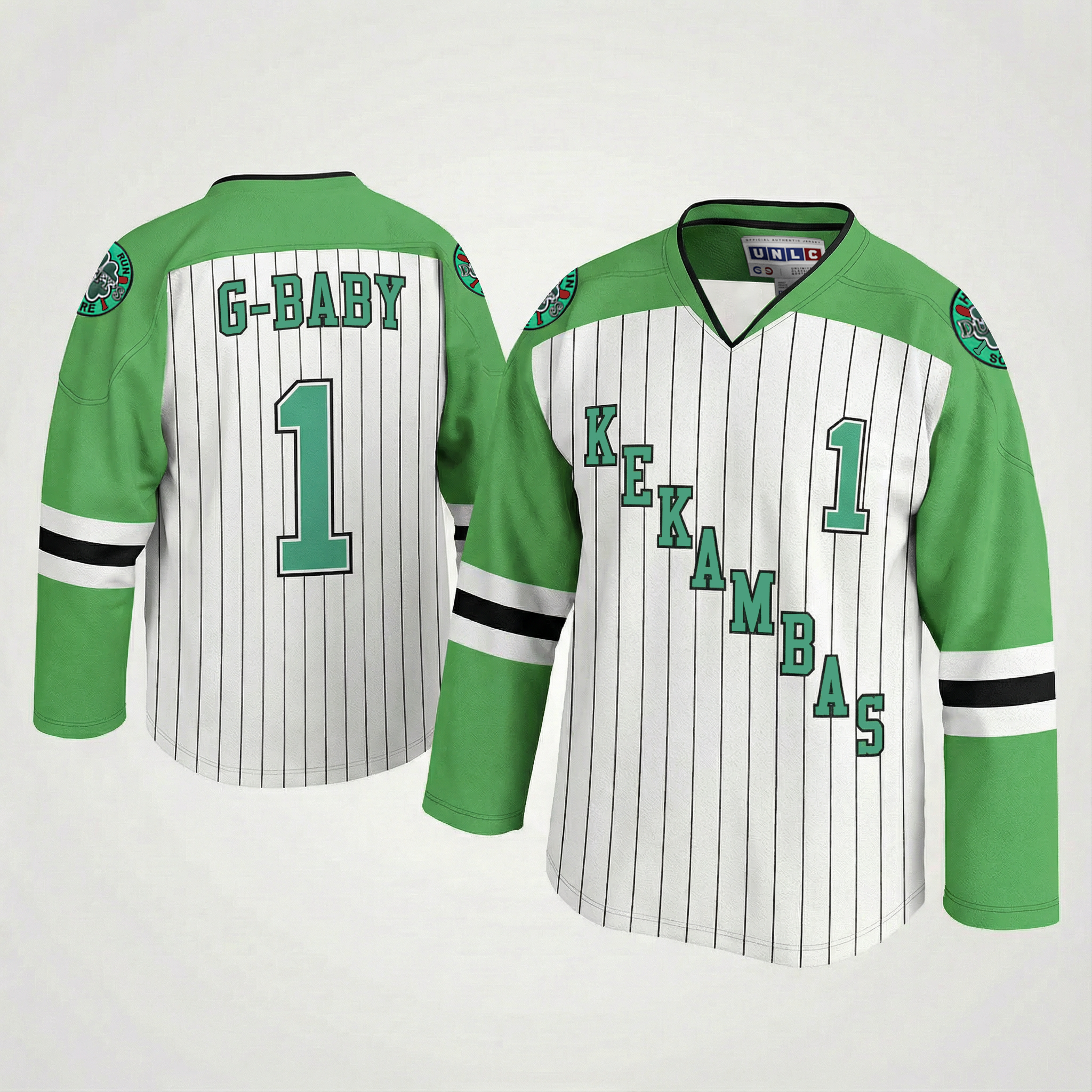 JARIUS ‘G-BABY’ EVANS #1 Kekambas Hockey Jersey