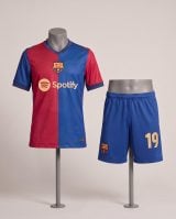 Lamine Yamal #19 Barcelona Youth Soccer Set