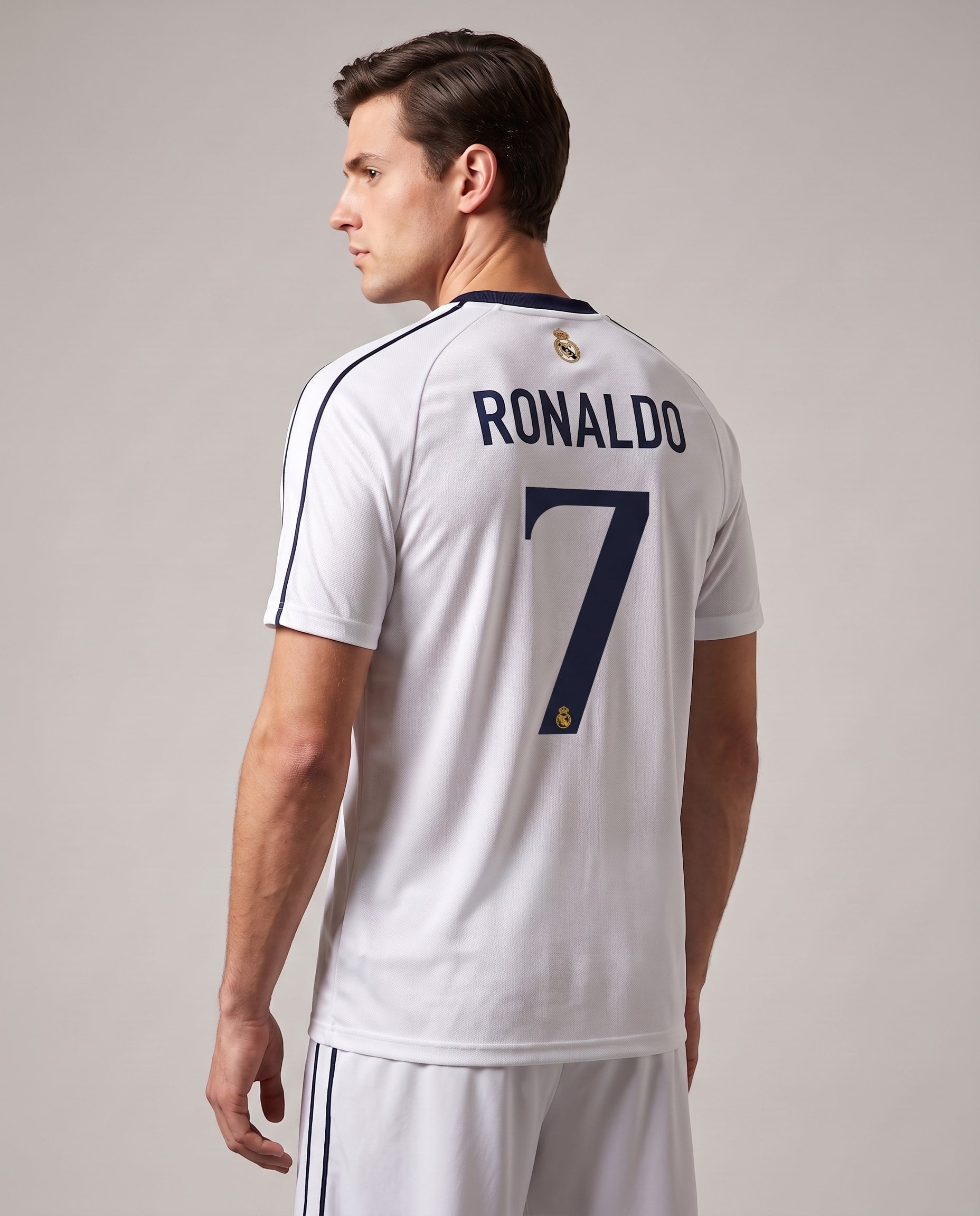  Real Madrid RONALDO 7 ユニフォーム Cristiano Ronaldo Real Madrid Jersey, #7 White | 99Jersey