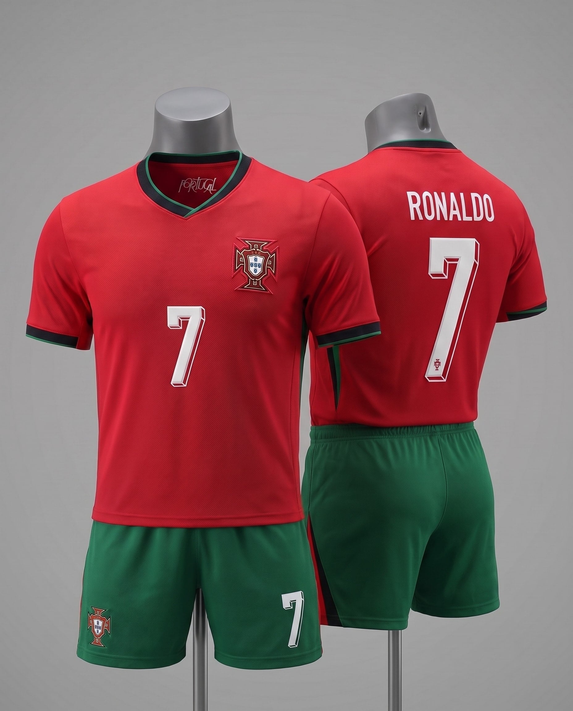 Cristiano Ronaldo Portugal Home Jersey #7 Red | 99Jersey