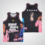Grand Theft Auto #06 Vice City Crime Legends Basketball Jersey