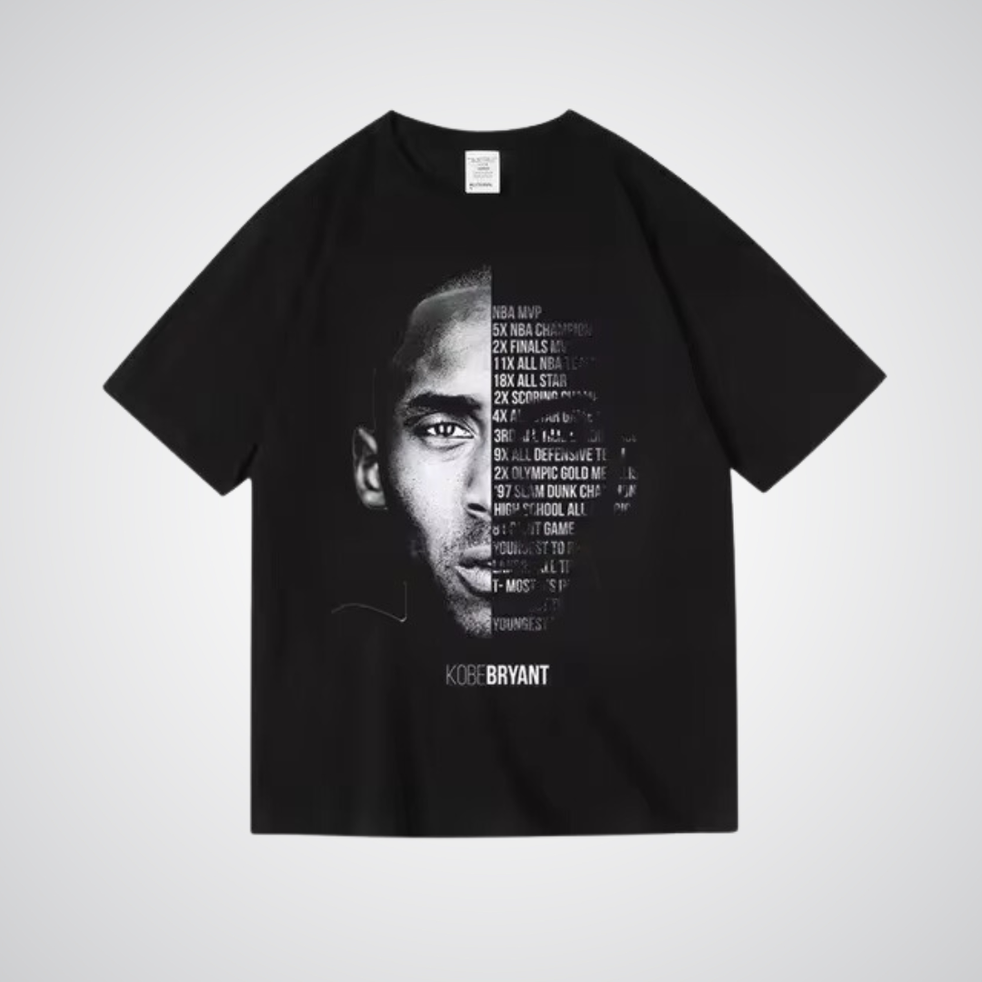 Kobe Bryant Commemorative Basketball Round Neck Short Sleeve T-shirt