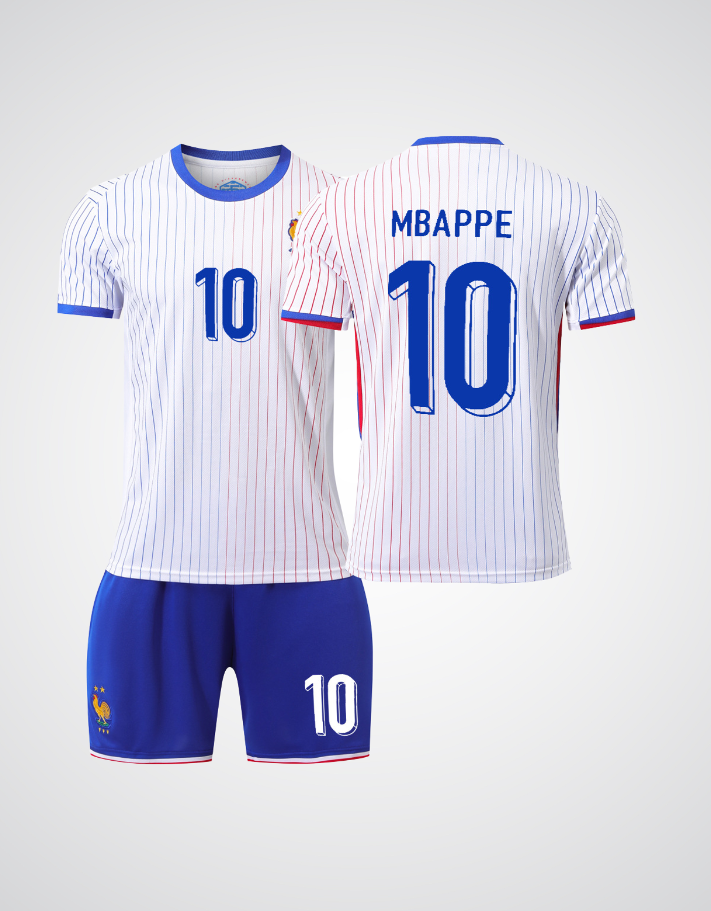 Kylian Mbappé #10 France National Team Soccer Jersey