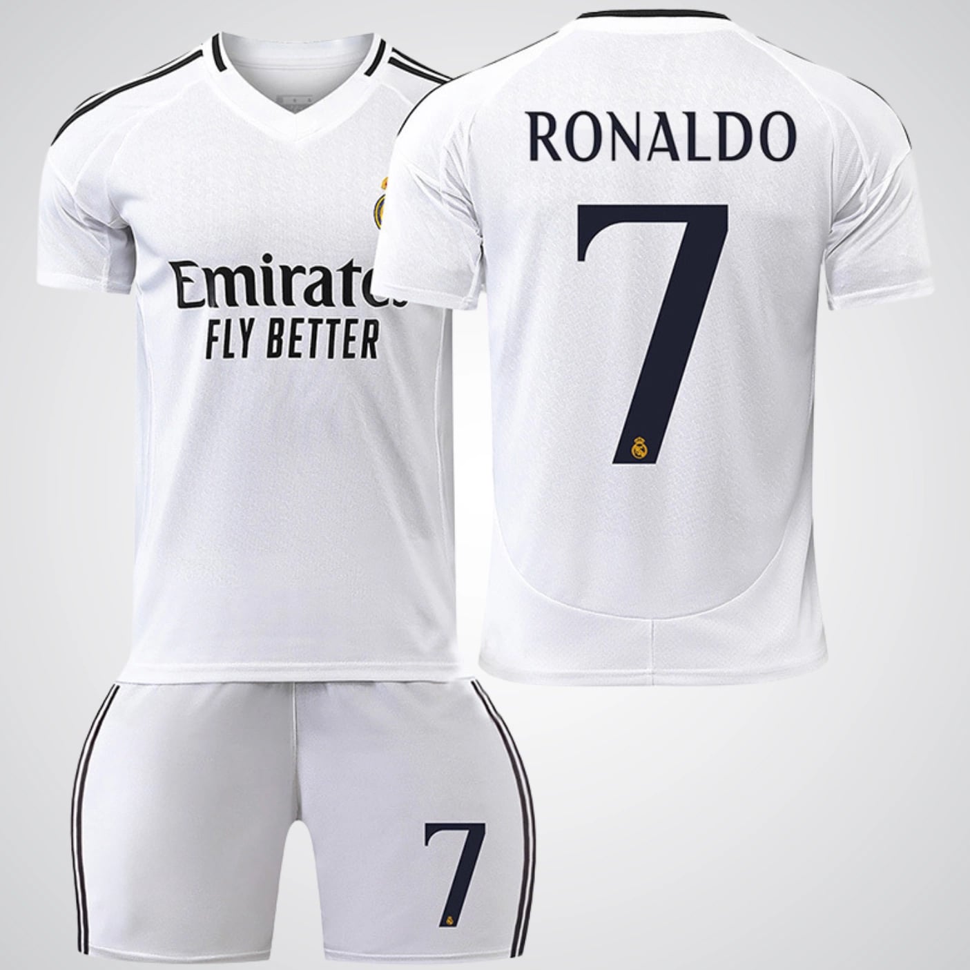 Cristiano Ronaldo Real Madrid Jersey, #7 White | 99Jersey
