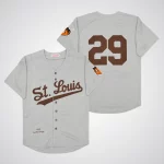 Satchel Paige #29 St. Louis Browns Vintage Baseball Jersey
