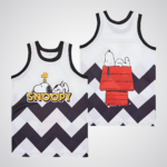 Snoopy & Woodstock Classic Peanuts Basketball Jersey