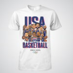 Team USA Dream Team 2024 Basketball T-Shirt