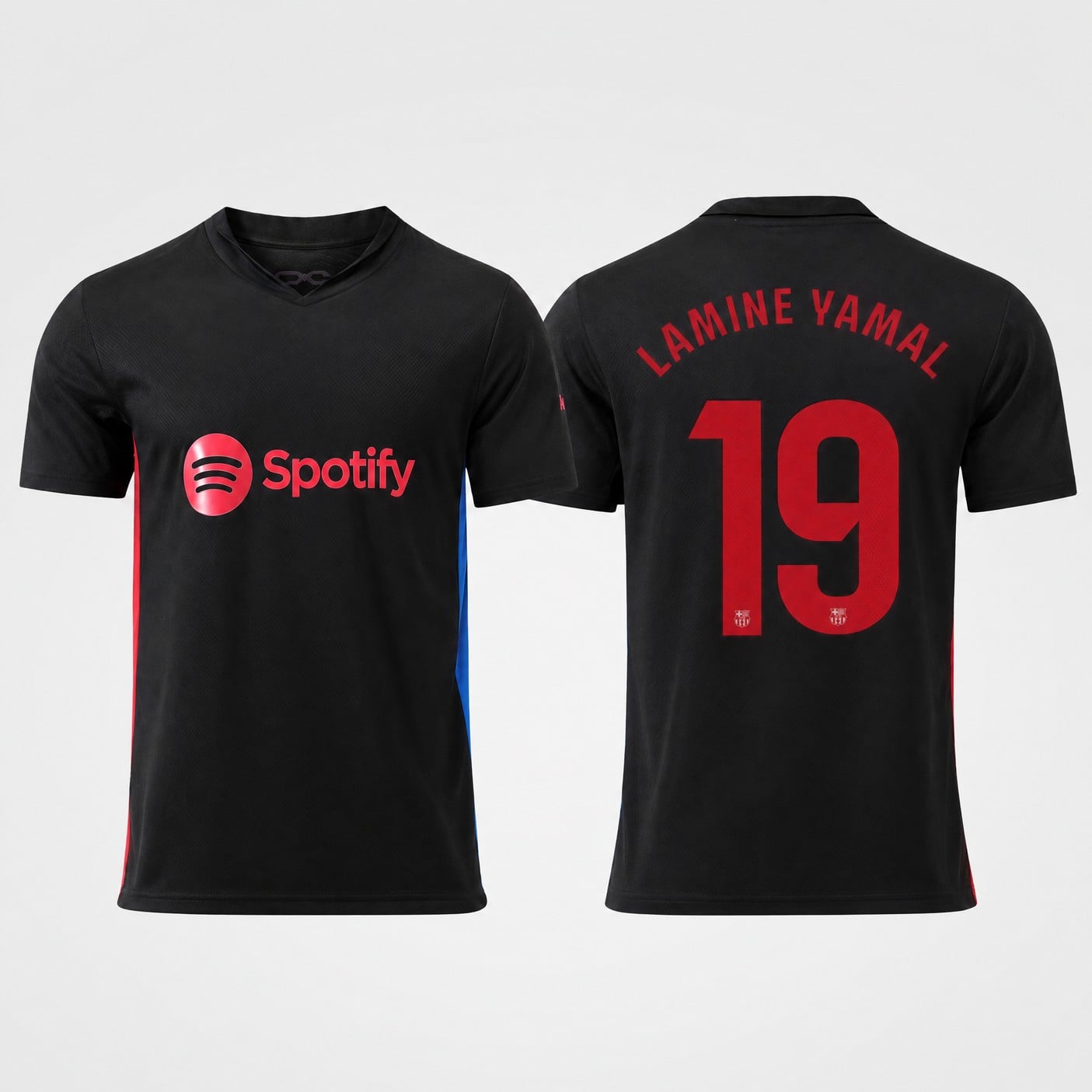Lamine Yamal Barcelona Black Jersey, #19 Alt | 99Jersey