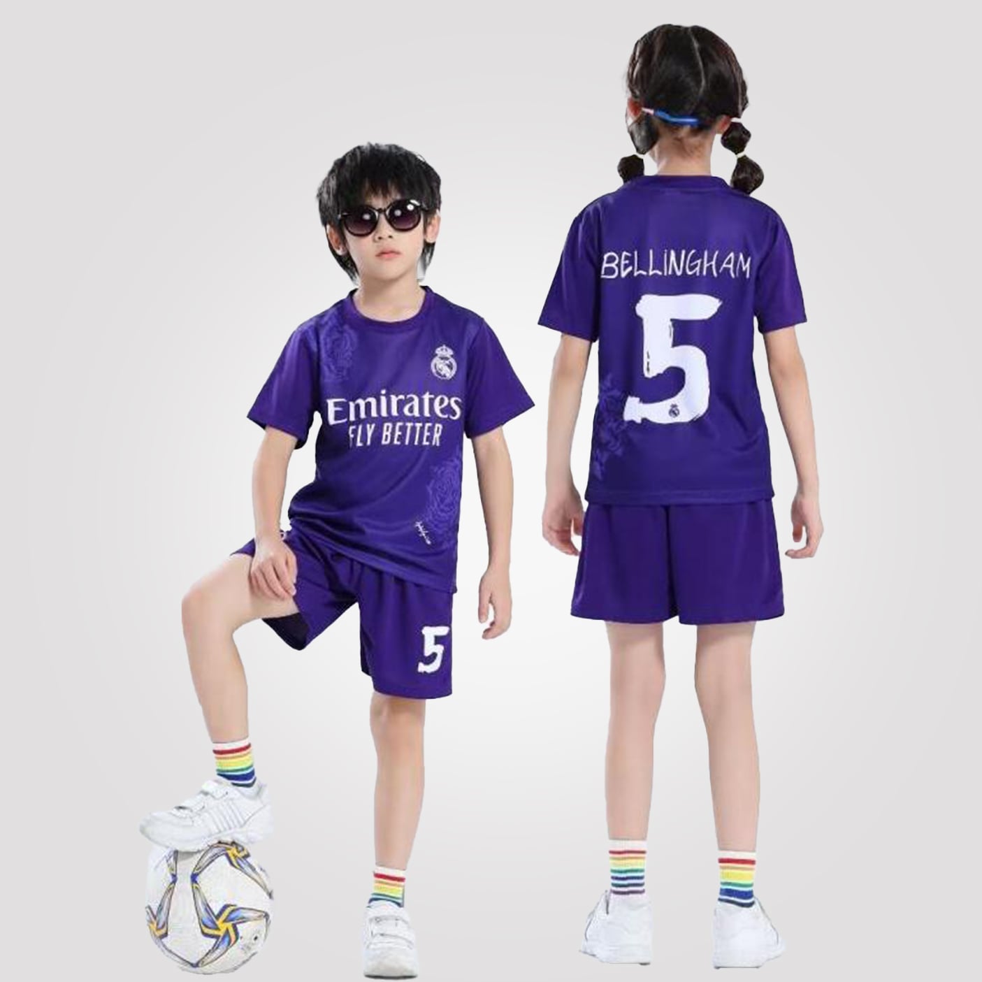 Jude Bellingham Real Madrid Kids Jersey Set, #5 | 99Jersey