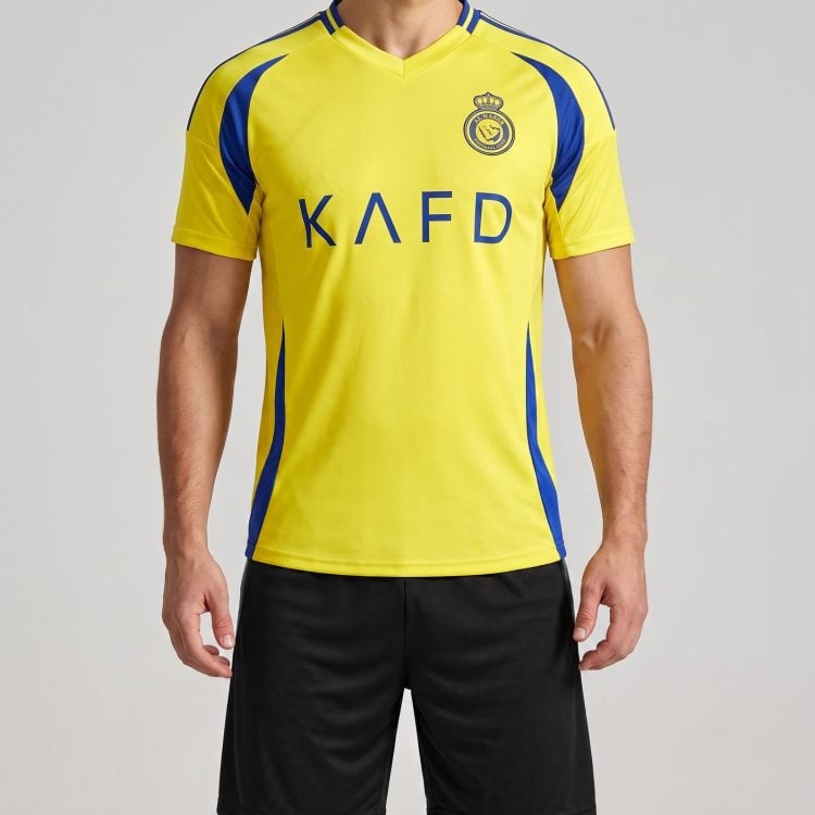 Ronaldo Al Nassr Jersey #7 Yellow Home Kit | 99Jersey