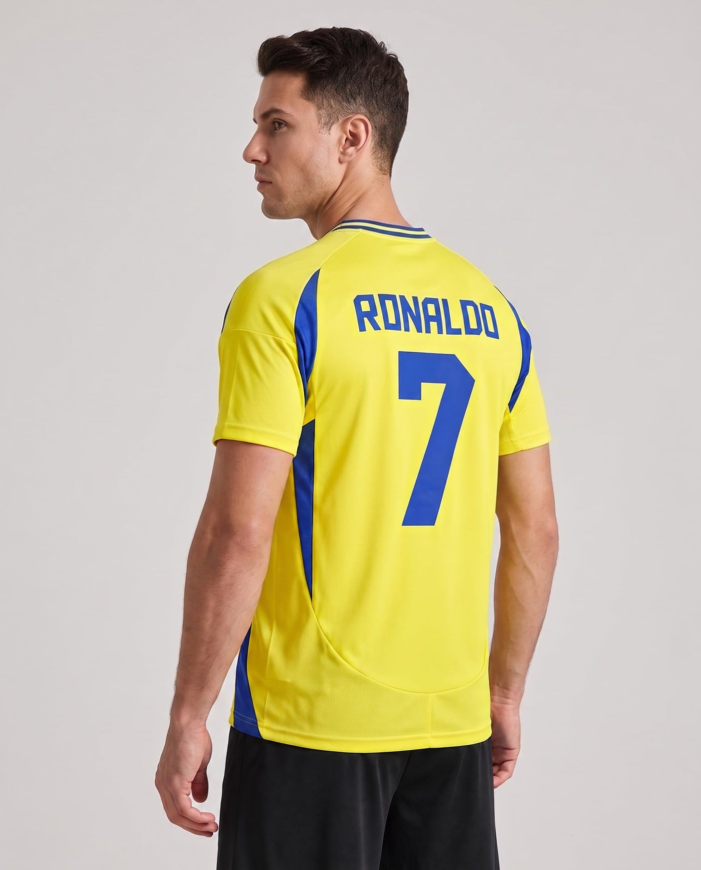Ronaldo Al Nassr Jersey #7 Yellow Home Kit | 99Jersey