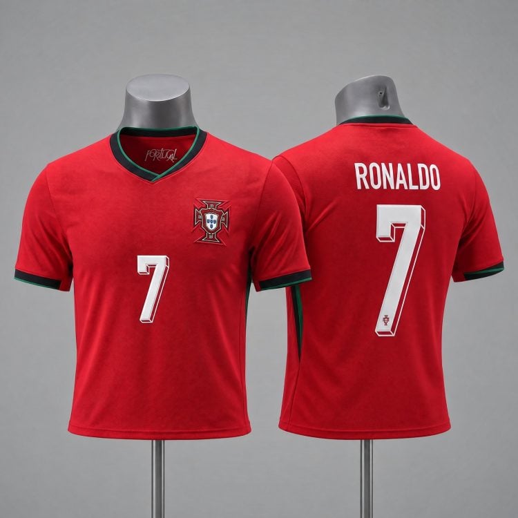 Cristiano Ronaldo Portugal Home Jersey #7 Red | 99Jersey