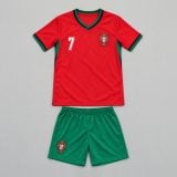Cristiano Ronaldo #7 Portugal National Team Youth Soccer Set