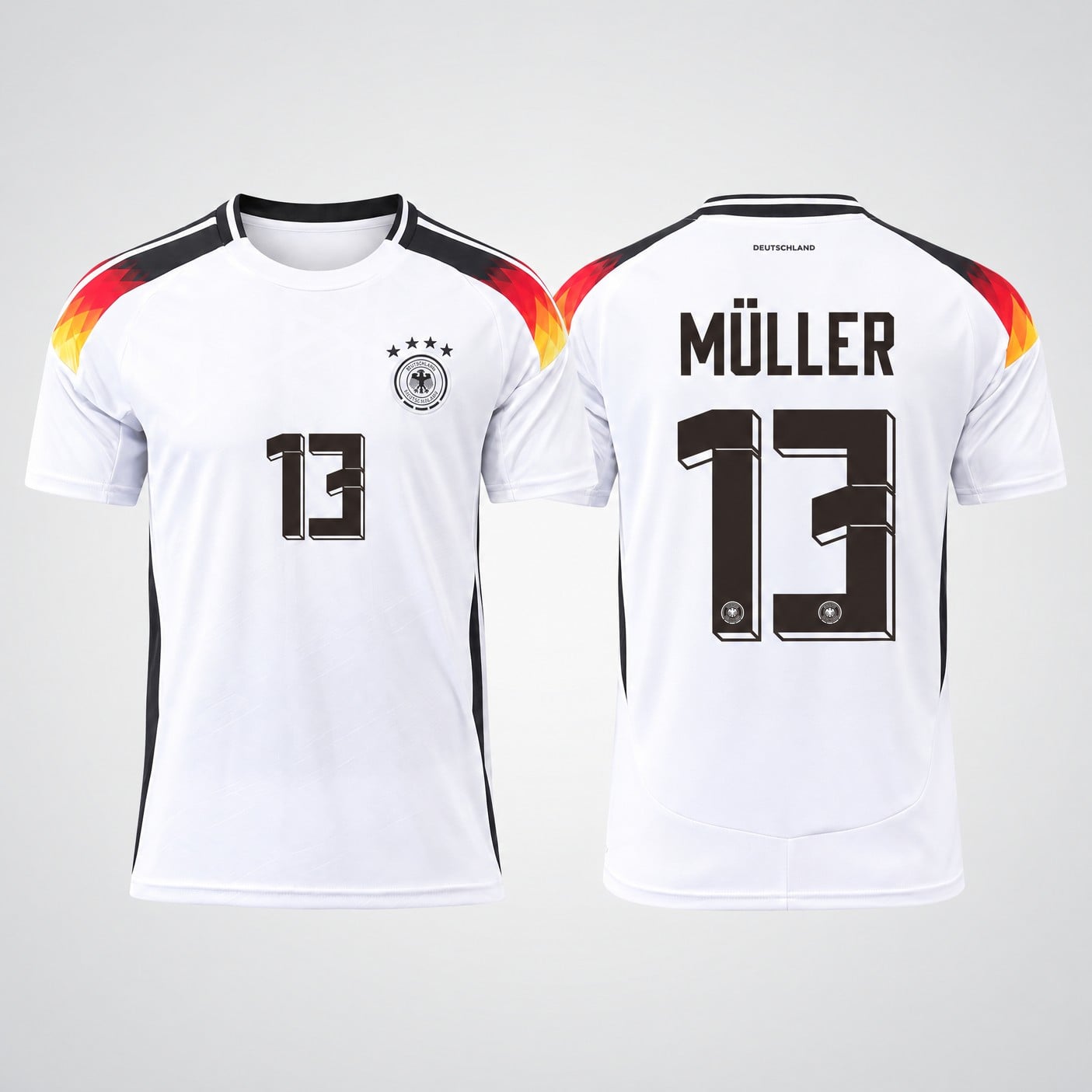 Thomas Müller #13 Germany Home Soccer Jersey