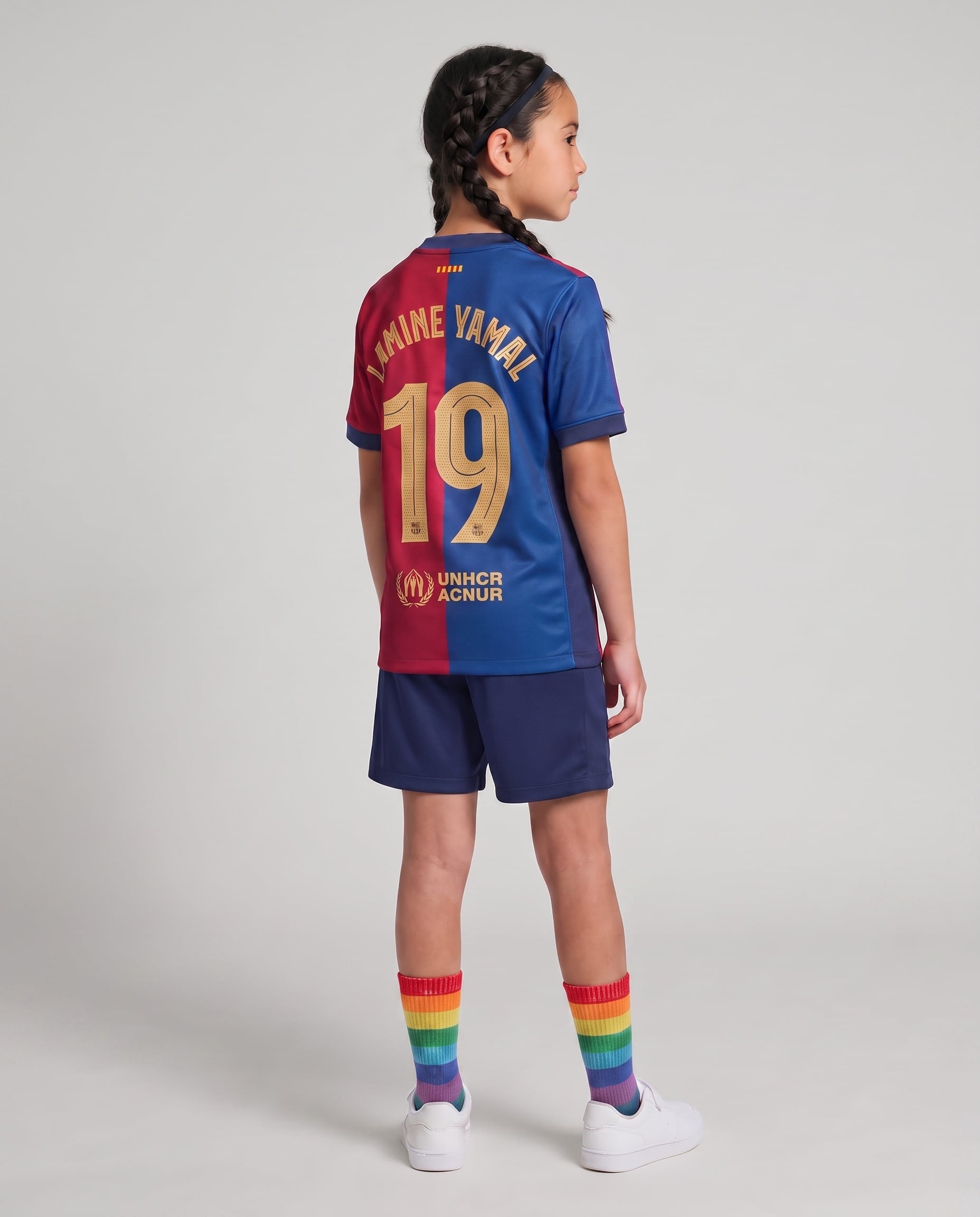 Lamine Yamal #19 Barcelona Youth Soccer Set - Image 2