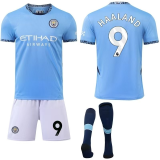 Erling Haaland #9 Manchester City Youth Soccer Set
