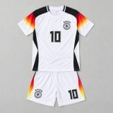 Jamal Musiala #10 Germany Home Youth Soccer Set