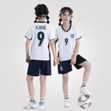 Harry Kane #9 England Home Youth Soccer Set
