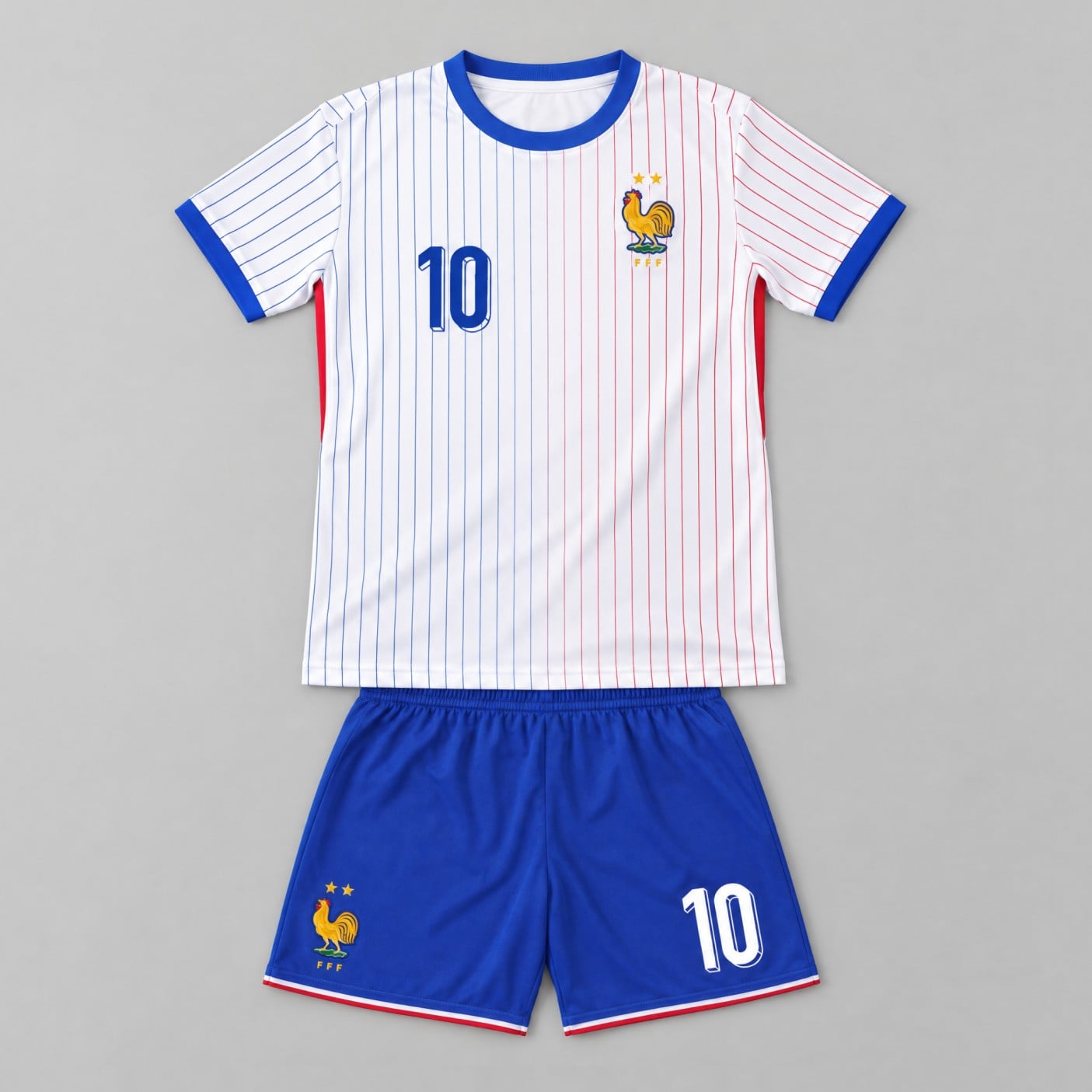 Mbappe France Youth Jersey, #10 Away Set | 99Jersey