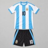 Lionel Messi #10 Argentina Youth Soccer Set