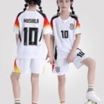 Jamal Musiala #10 Germany Home Youth Soccer Set