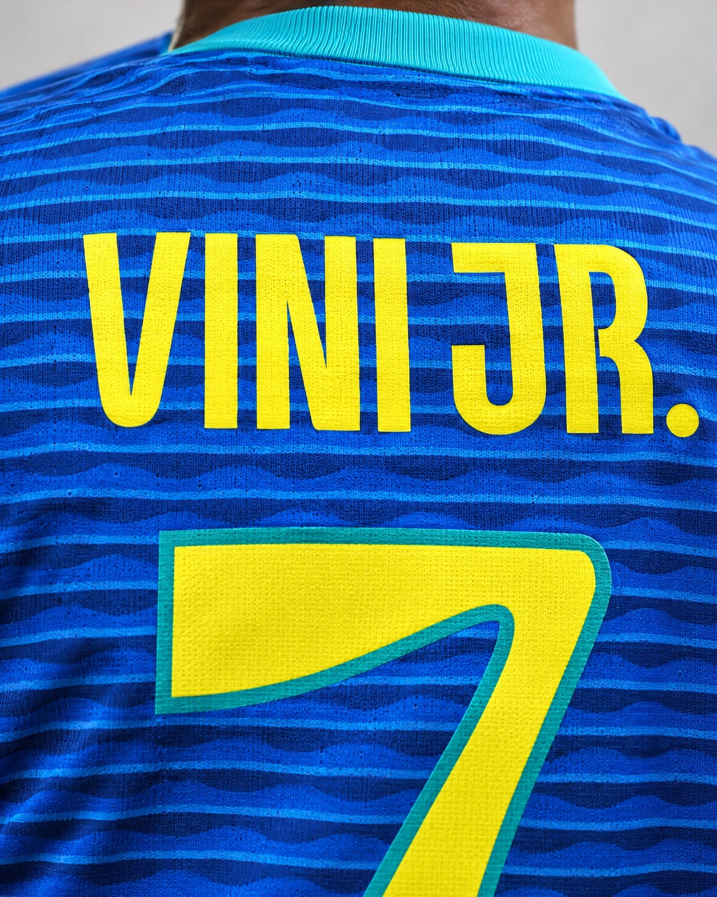 Brazil Away Jersey, Vinicius Jr #7 National Kit | 99Jersey