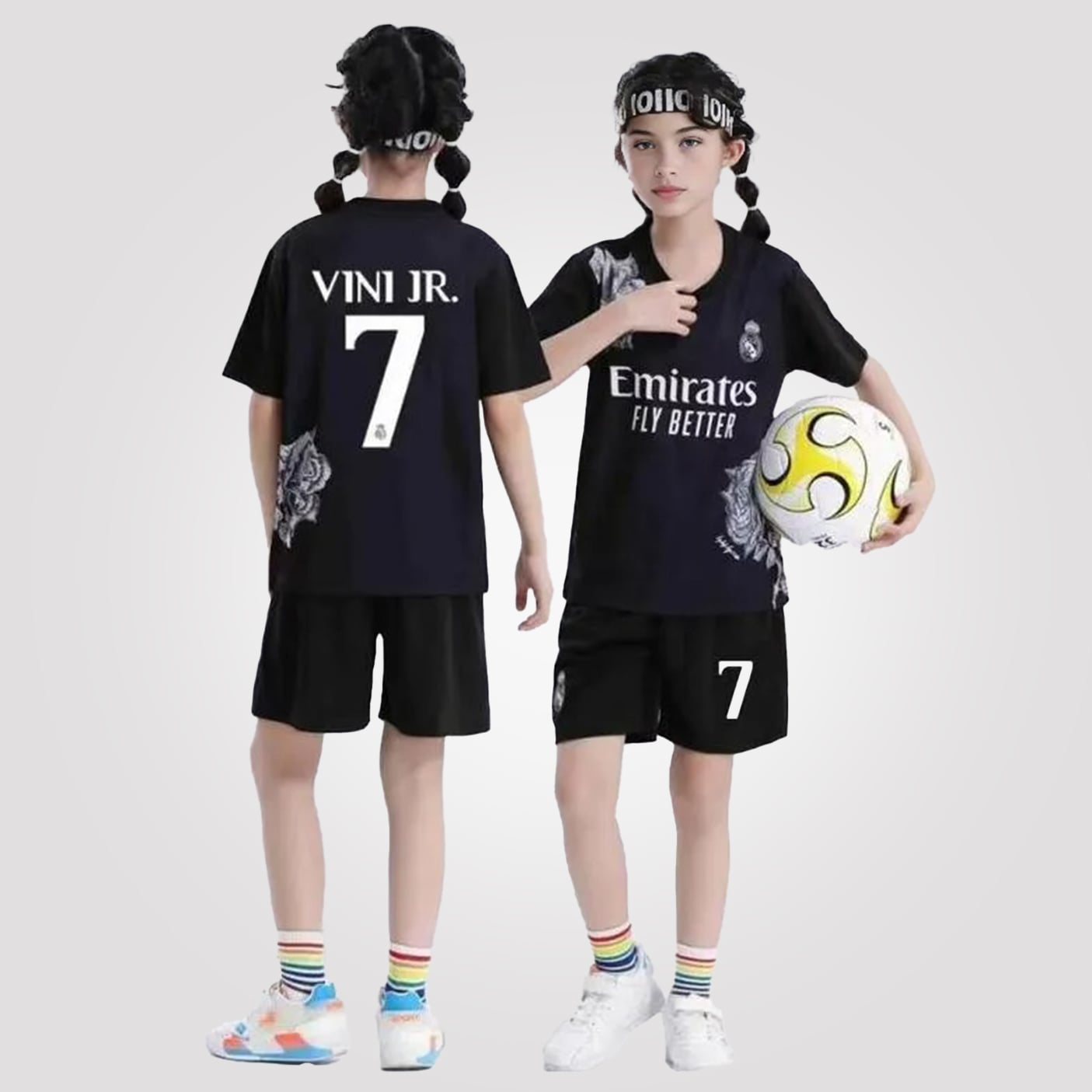 Vini Jr Real Madrid Jersey Youth, #7 Home Kit | 99Jersey