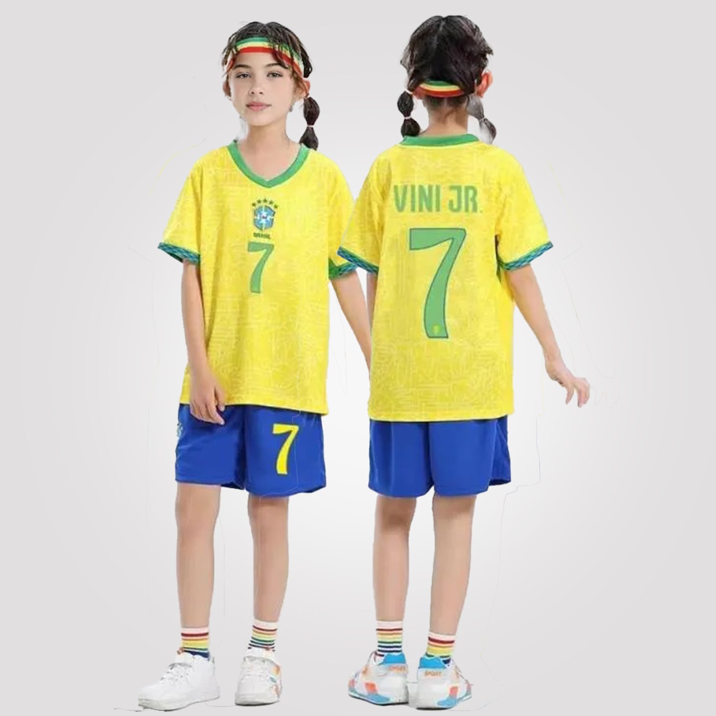 Vinícius Júnior #7 Brazil Youth Soccer Set - Image 2