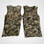 Customized Camo Basketball Jersey