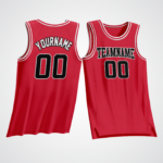 Customized Red Basketball Jersey