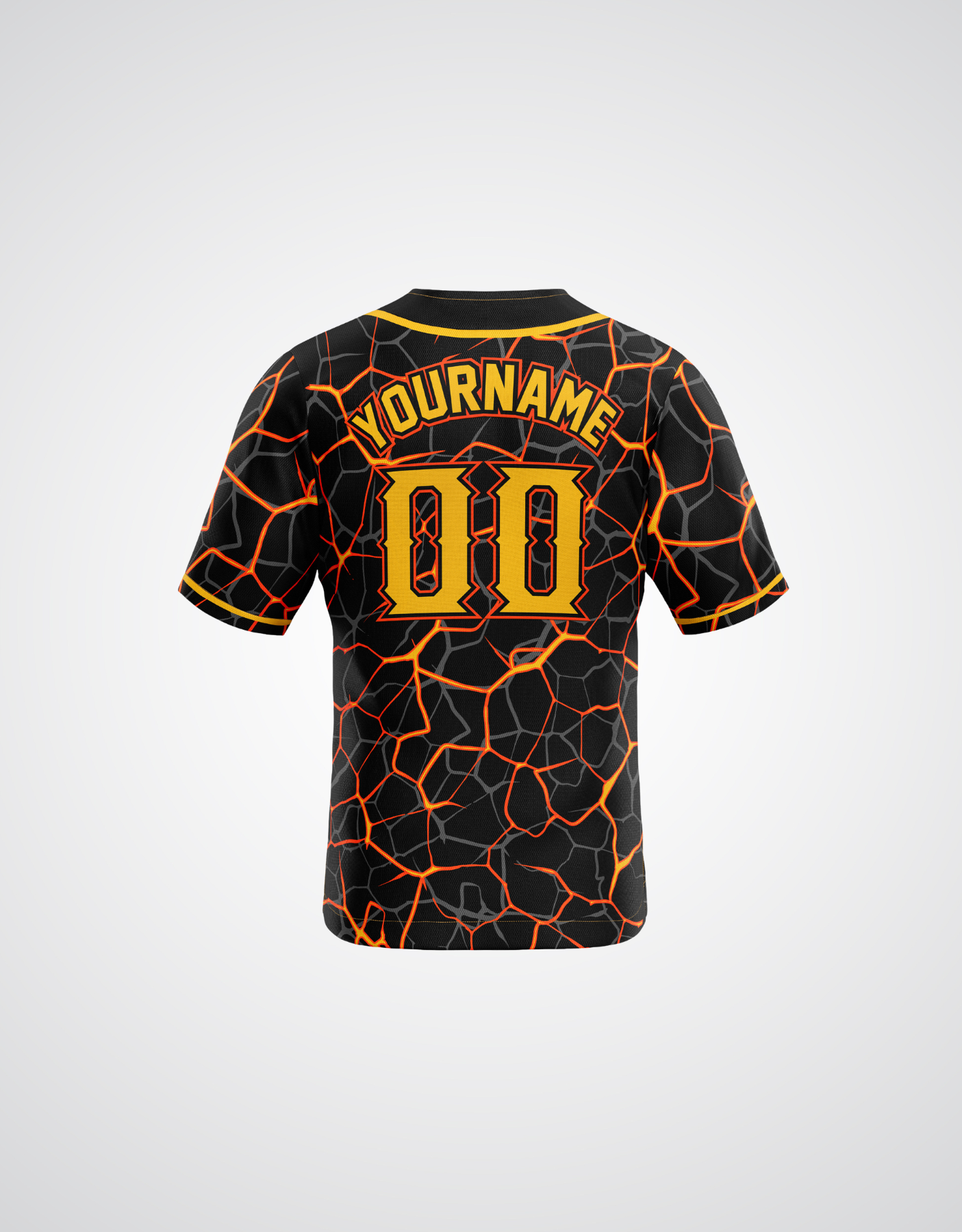 Customized Lava Concept Baseball Jersey 99Jersey Where Legends