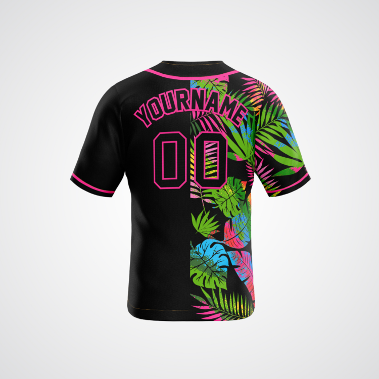 Personalized Baseball Jersey, Tropical Floral | 99Jersey