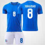 Jorginho #8 Italy Home Soccer Jersey