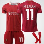 Mohamed Salah #11 Liverpool Home Kit Soccer Jersey