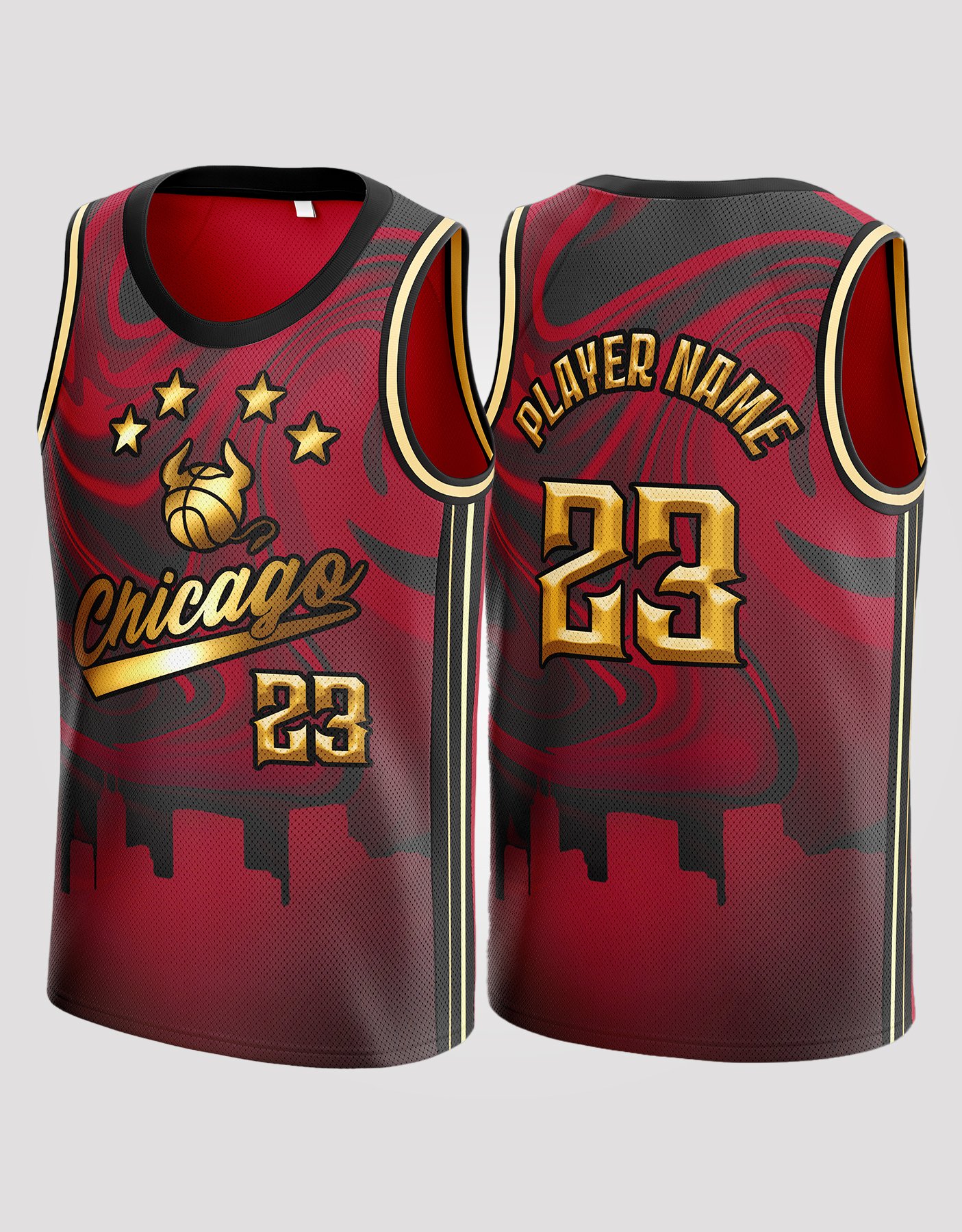Custom Jerseys Chicago Bulls Holiday Jersey Dennis Rodman Chicago