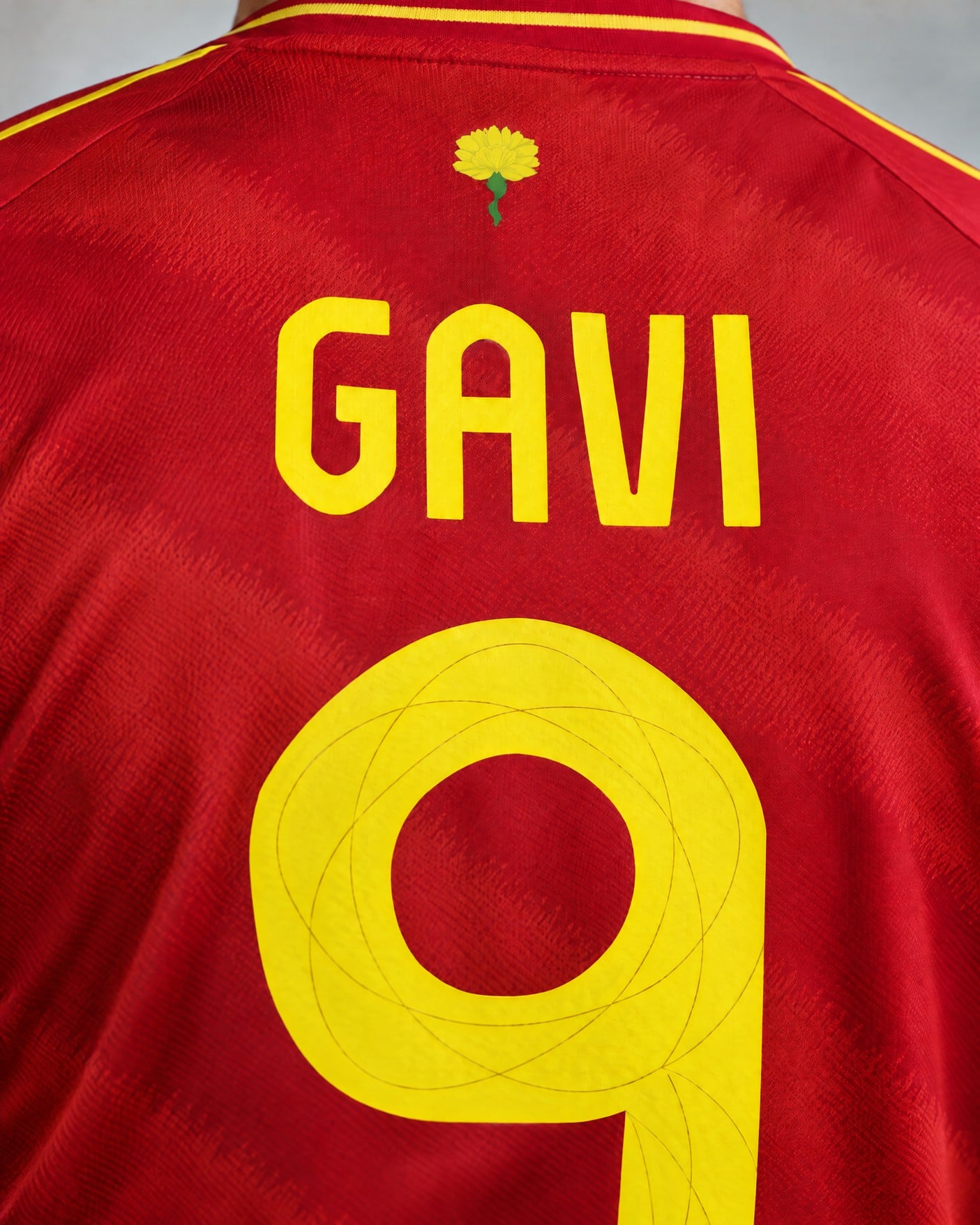 Gavi Spain Jersey, #9 La Roja Home Soccer Kit | 99Jersey