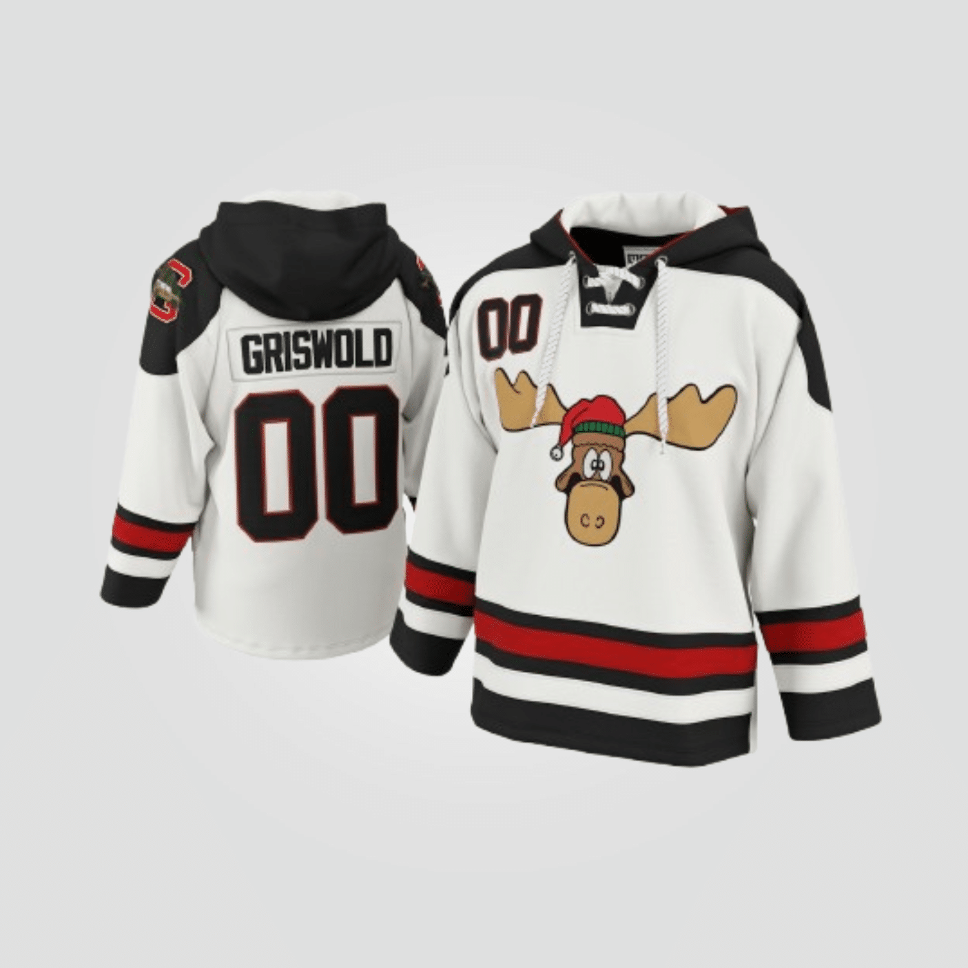 Eway Clark Griswold #00 Christmas Vacation Hockey Hoodie