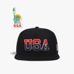 TEAM USA Flag Embroidered Snapback Hat