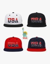 TEAM USA Flag Embroidered Snapback Hat