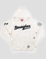 NLBM 'Birmingham' White Baseball Pullover Hoodie Heritage Edition