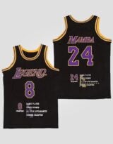 Kobe Bryant Tribute Youth #8/#24 Mamba/Legend Basketball Jersey