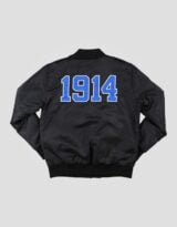 Phi Beta Sigma '1914' Bomber Black Jacket