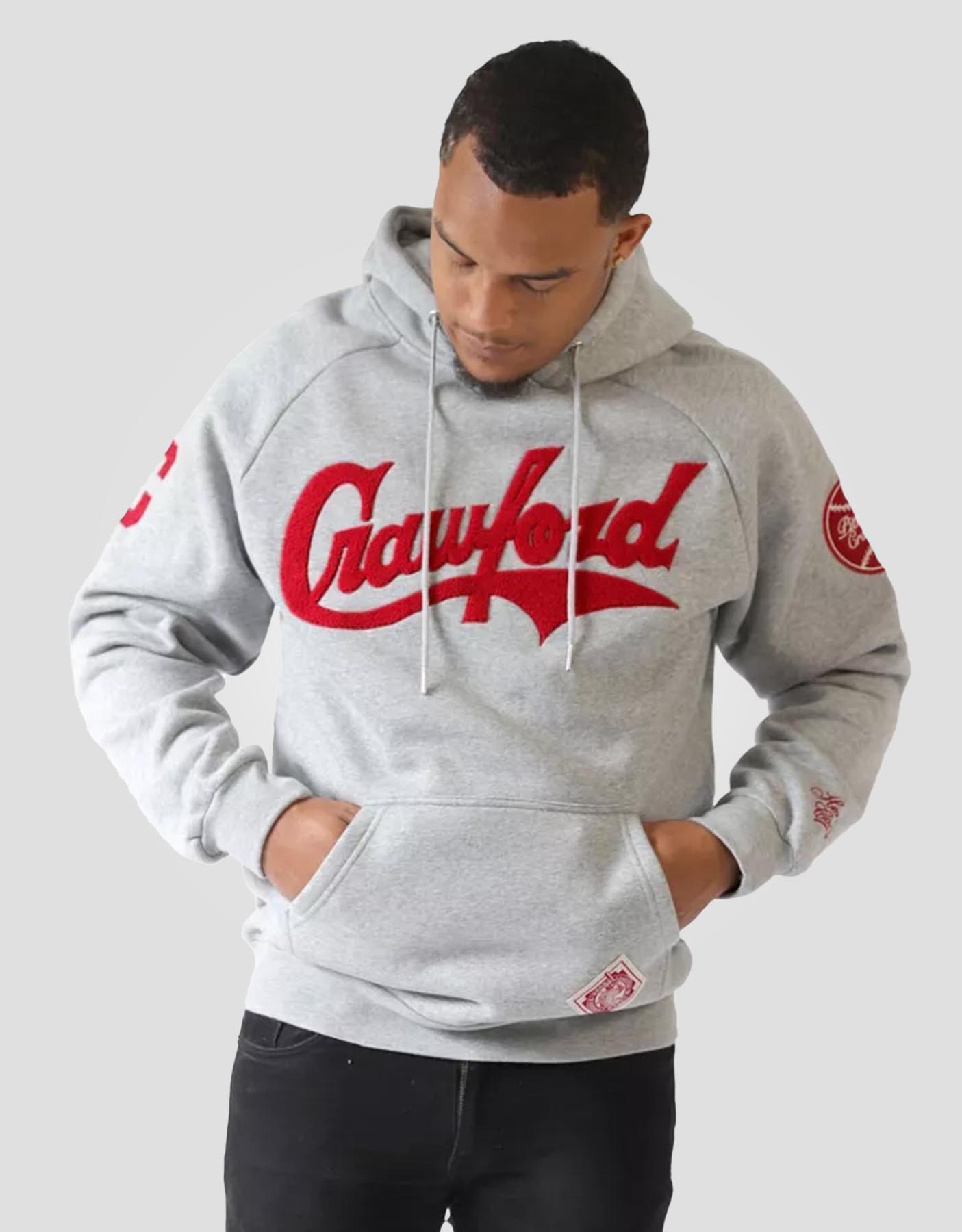 NLBM Pittsburgh Crawfords Baseball Pullover Hoodie