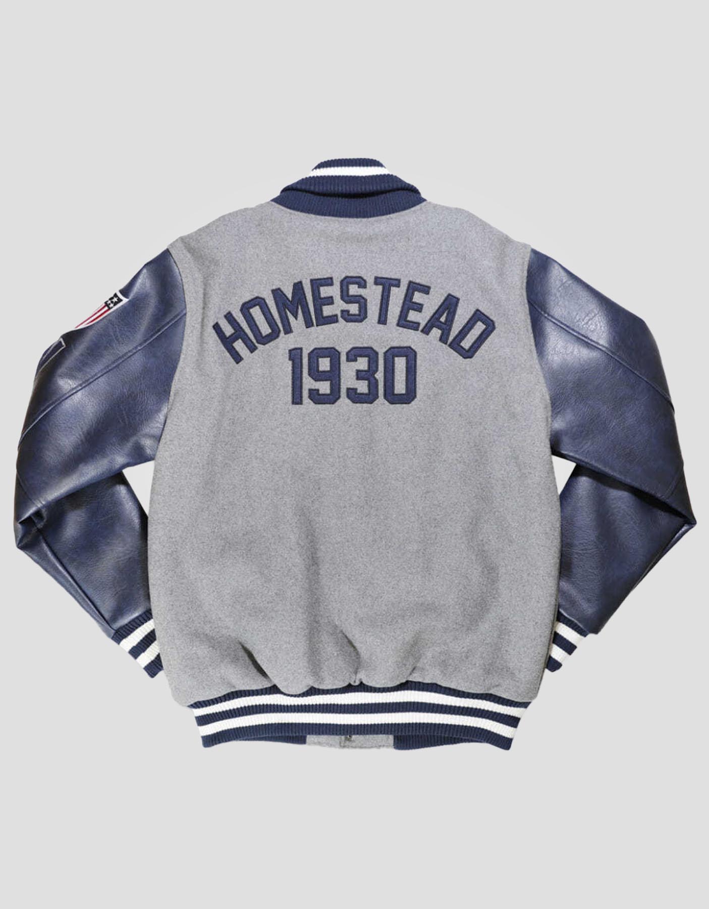 NLBM Wool Homestead Grays Baseball Jacket