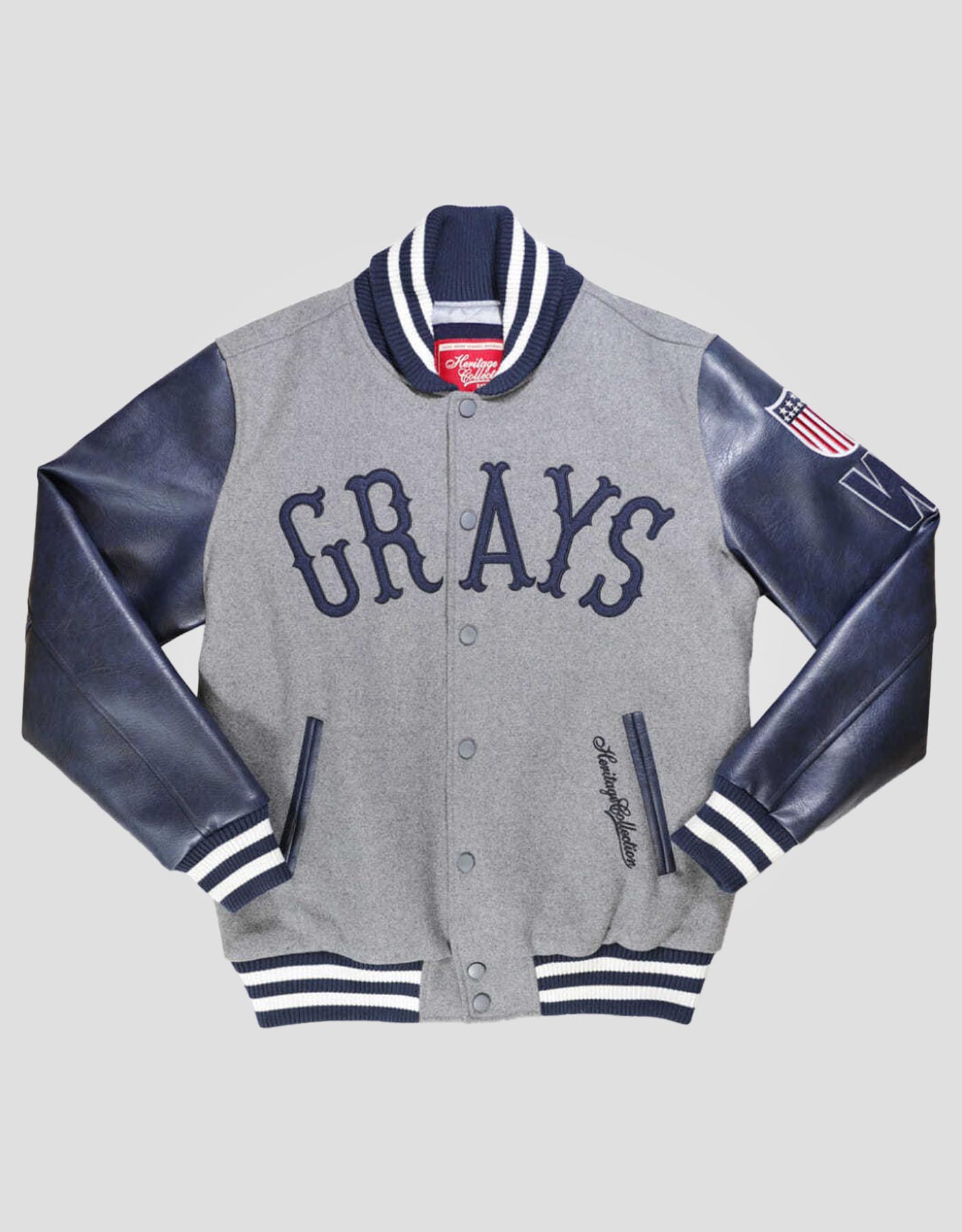 NLBM Wool Homestead Grays Baseball Jacket