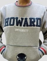 Howard University Bison Crewneck Pullover Sweatshirt