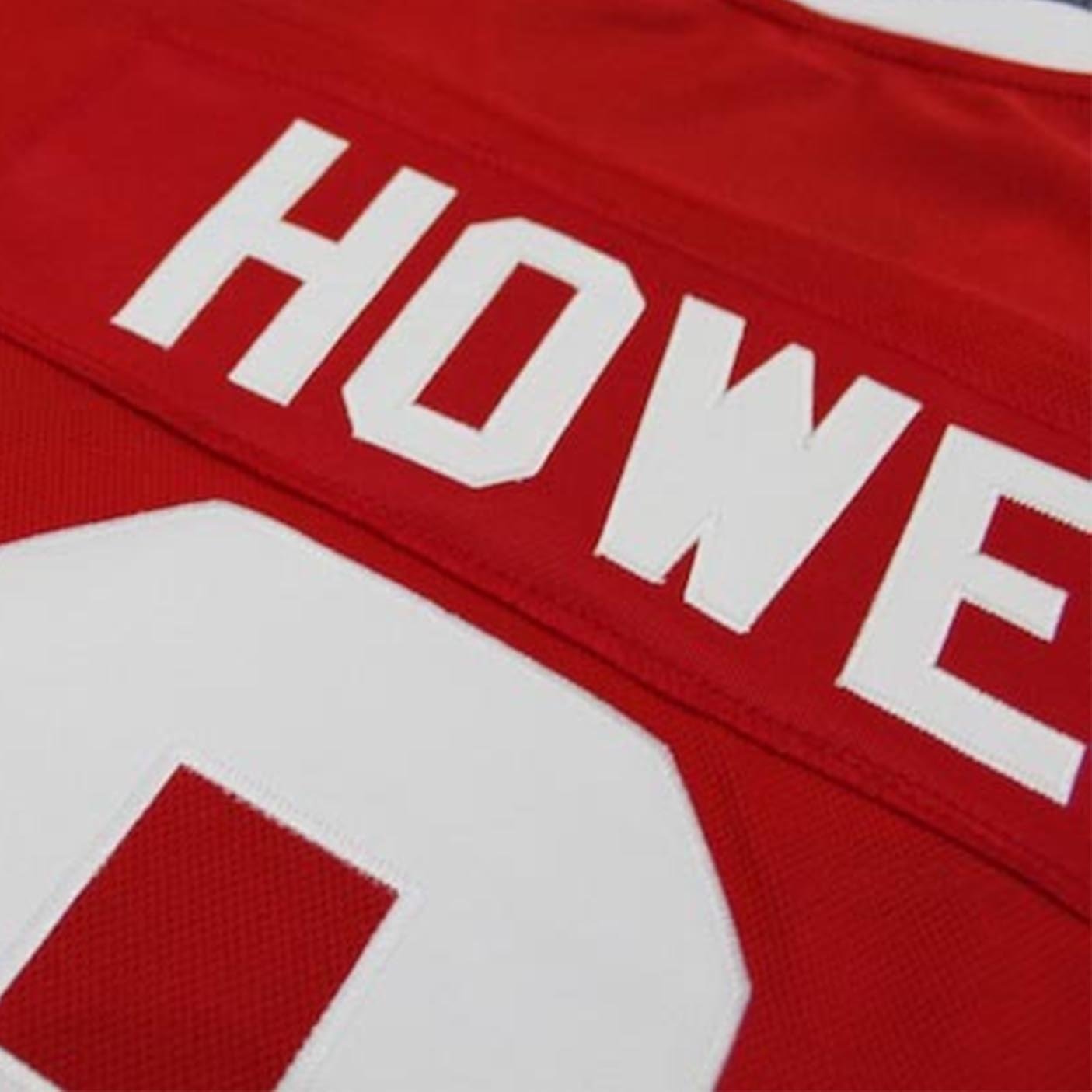Gordie Howe #9 Detroit Red Wings Throwback Hockey Jersey