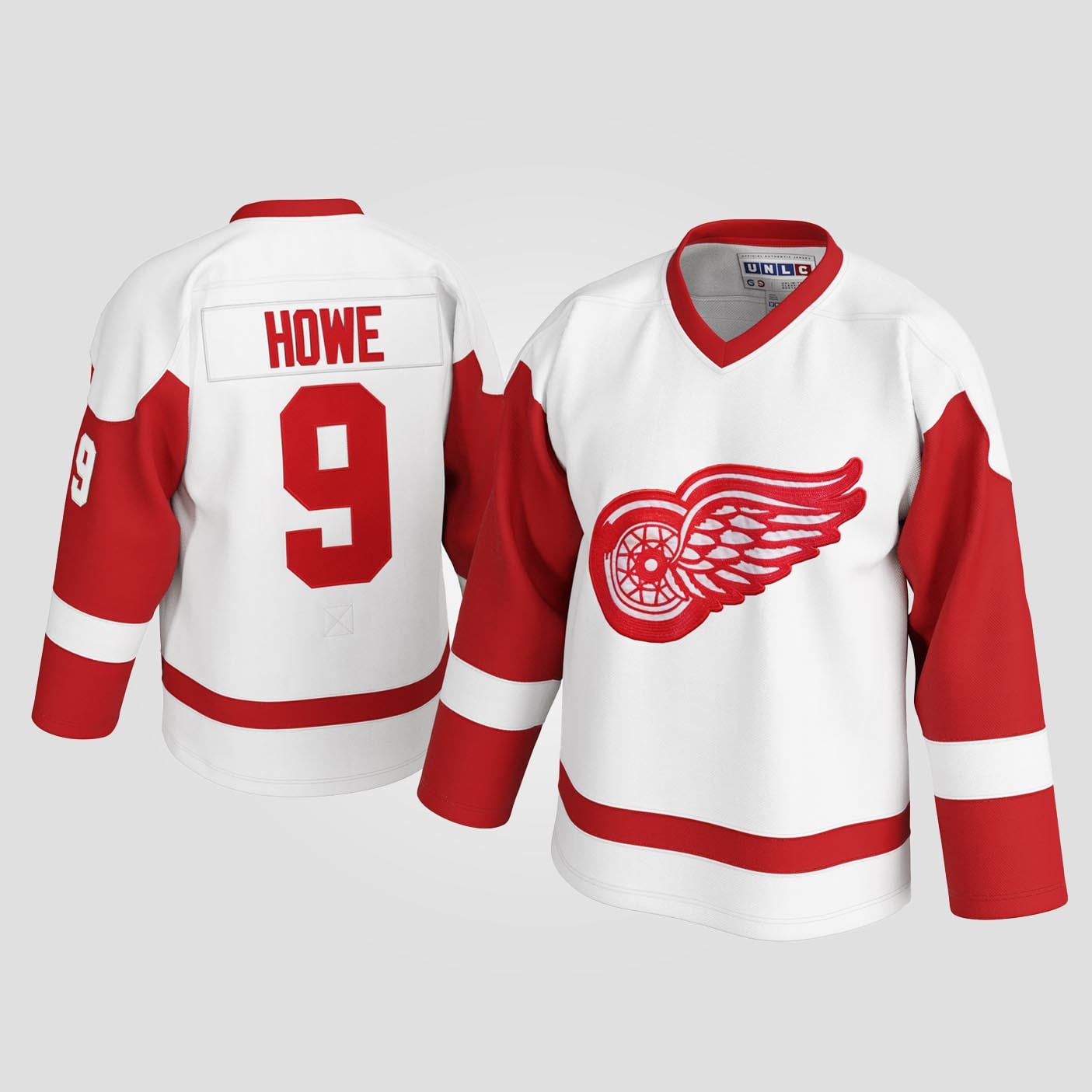 Gordie Howe Jersey #9 Detroit Red Wings Red | 99Jersey